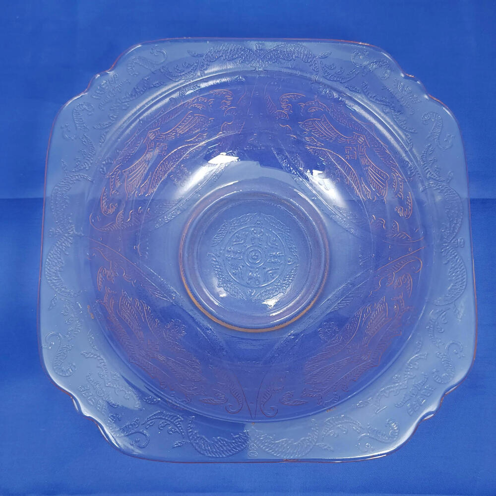 Vintage Indiana‎ Recollection Pink Glass Madrid Pattern Bowl